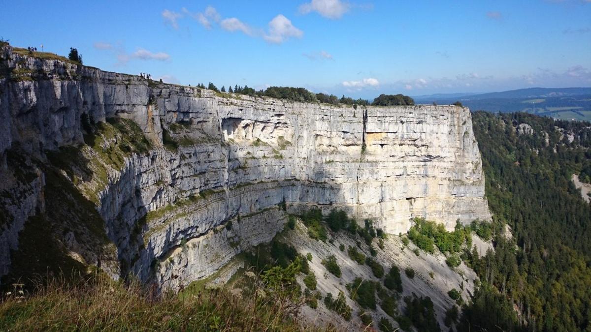 Halte Au Pied Du Creux Du Van Travers المظهر الخارجي الصورة